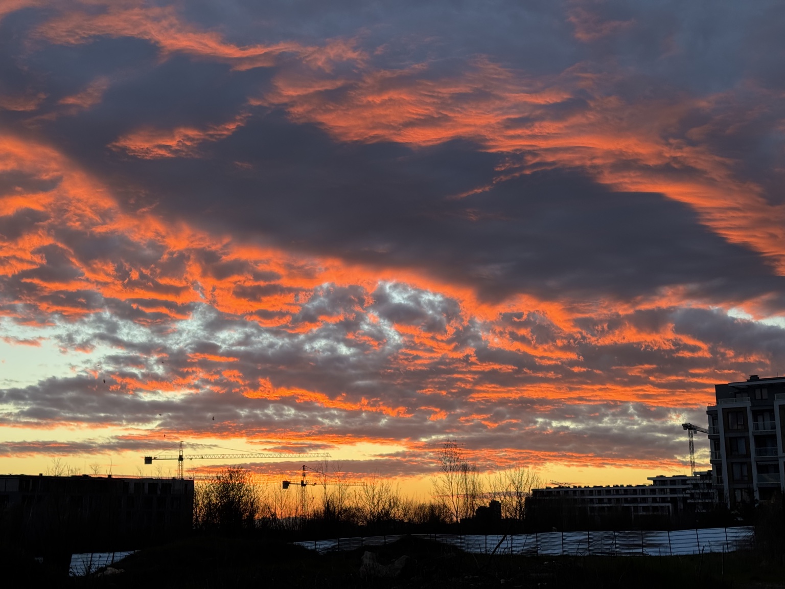 Dramatic sunset